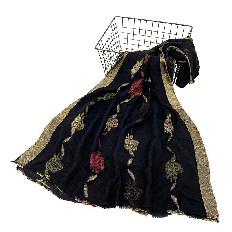 Our Embroidery shawls are lightweight, breathable and soft. Grab yours before they sell out.